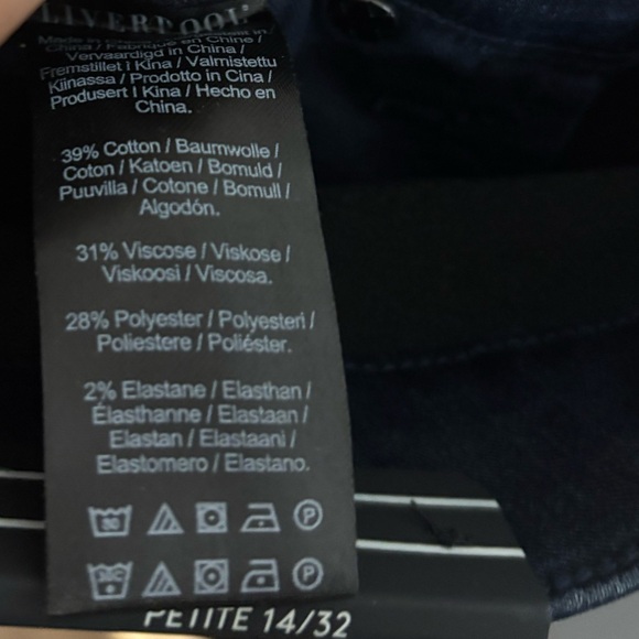 🆕 Liverpool Skinny Jean, size Petite 14/32 - Picture 8 of 8
